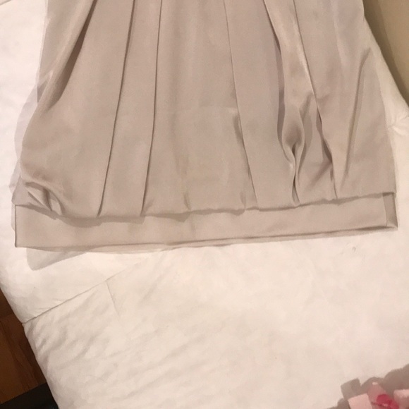 Silk strapless bubble dress - Picture 4 of 8